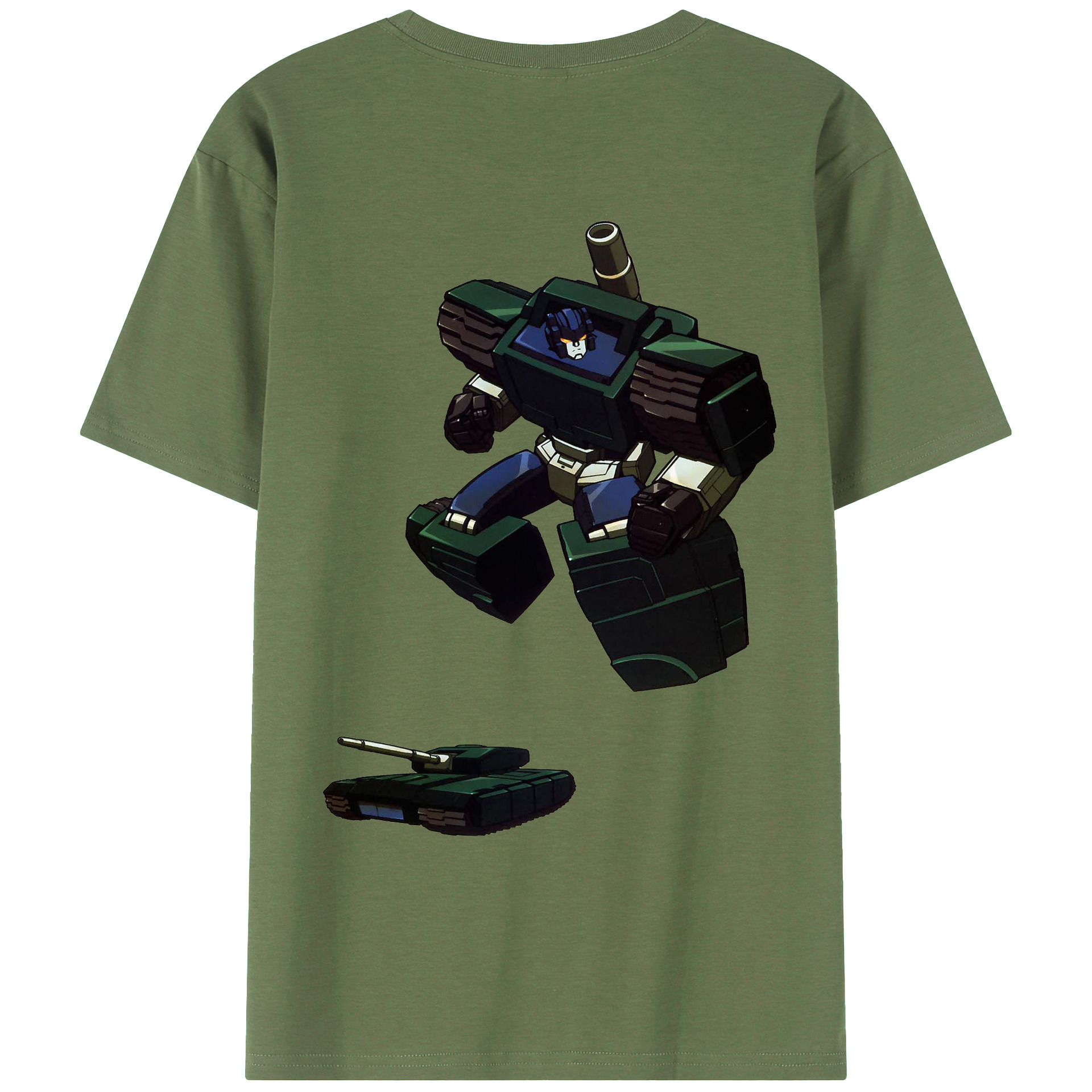 （画像用）  綿100％ メンズ半袖Tシャツ（バックプリント） 通気性